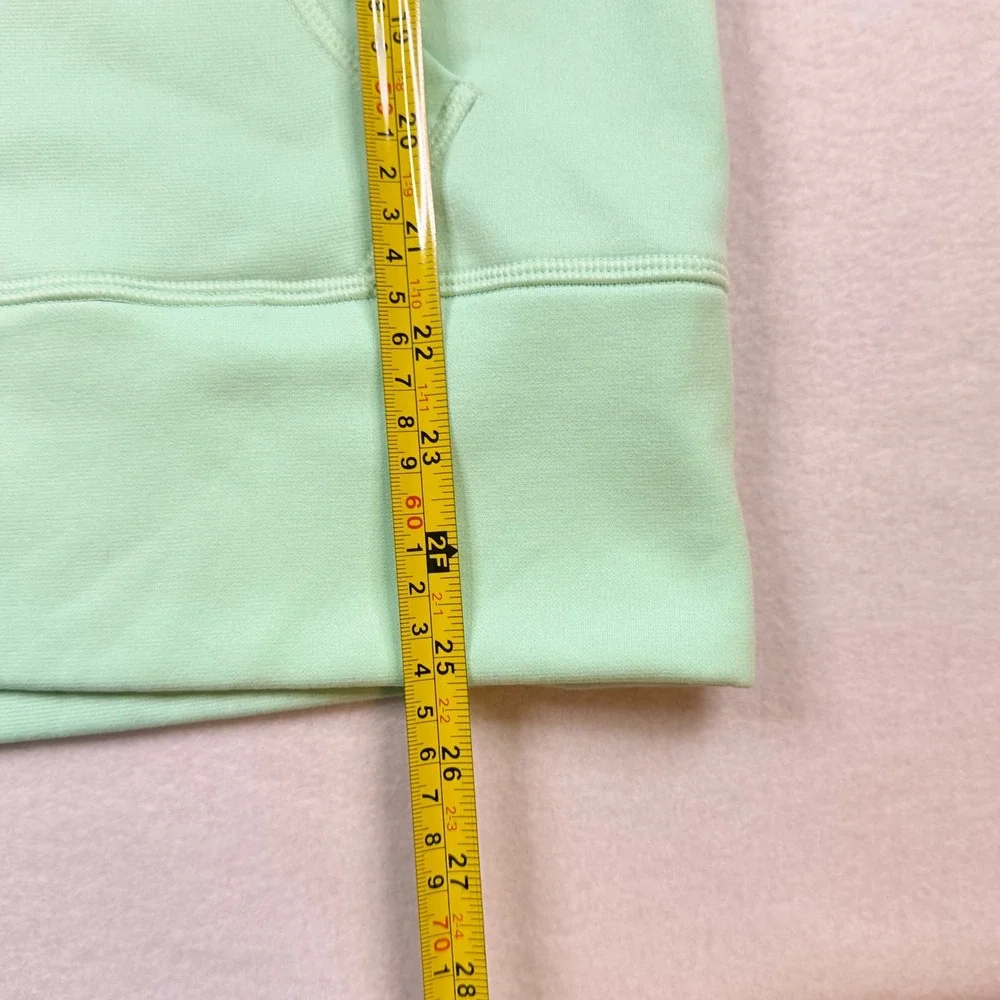 Nike Therma-FIT Full Zip Hoodie Mint Green Neon Yellow Women Medium 0360